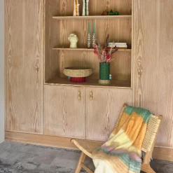 Styles lysestake m/ flekker 21 cm rosa/grønn