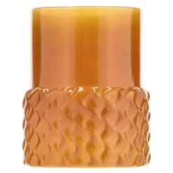 Styles telysholder 7,7x10 cm amber