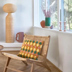 Styles vase m/ glassbeholder 17x28 cm grønn