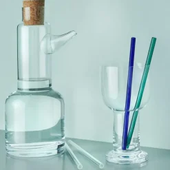 Sugrør 20 cm 2 stk klar