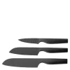 Sukai knivsett 3 stk svart