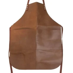 Suneli forkle i skinn 81x61 cm brun