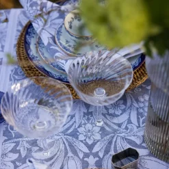 Sunflower løper 35x140 cm mørk blå