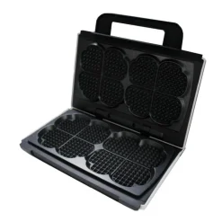 Supreme dobbelt vaffeljern hvit