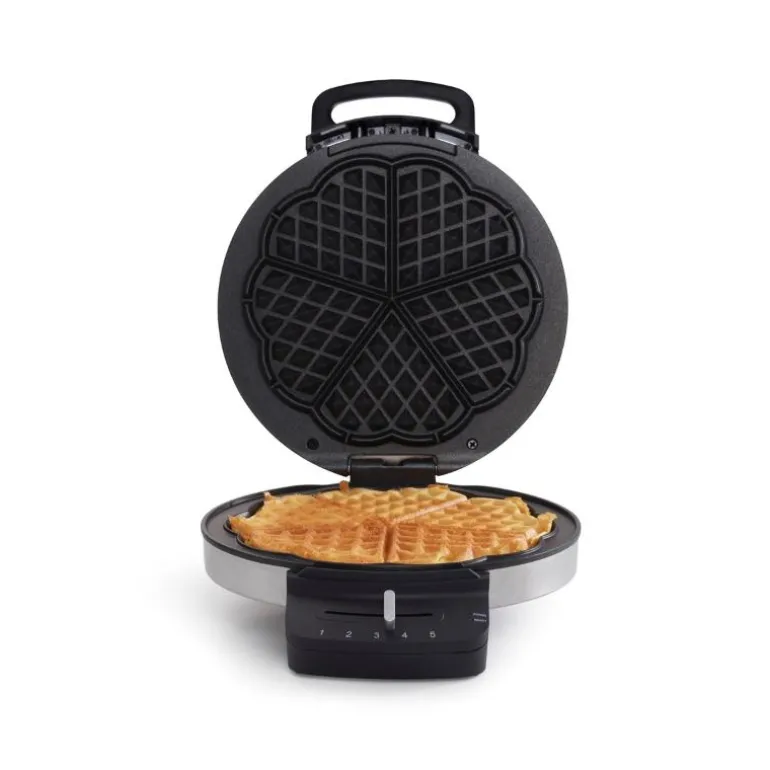 SWA-517 vaffeljern enkelt 5 hjerter