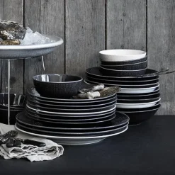 Swedish Grace dyp tallerken 19 cm grå/sten