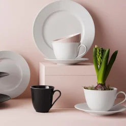 Swedish Grace fat til tekopp 45 cl snø/hvit