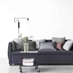 Swing vegglampe 35 cm svart