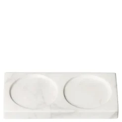 Tabletopper brett for kverner 15 cm hvit marmor