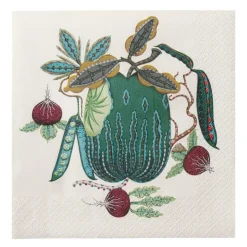 Taika Sato serviett 33x33 cm grønn