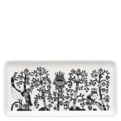 Taika tallerken rektangel 12x24 cm svart