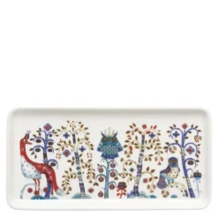 Taika tallerken rektangel 12x24 cm hvit
