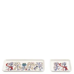 Taika tallerken rektangel 12x24 cm hvit