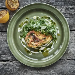 Tallerken 26,5 cm oliven