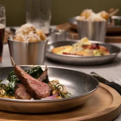 Tallerken 25 cm rustfri