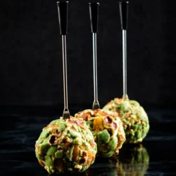 Tapasgaffel 12 stk svart