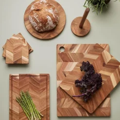 Tapas/pizza brett 48x35 cm akasie