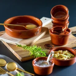 Tapasskål 15 cm 11,5 cl brun