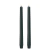 Taper Candles kronelys 2,3x25 cm 2 stk svart