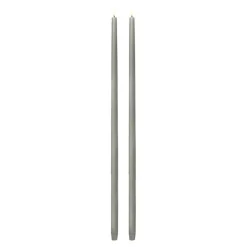 Taper Candles Led kronelys 2,3x75 cm 2 stk sandstone