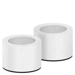 Taper Candles lysestake 3,2x2,3 cm 2 stk hvit