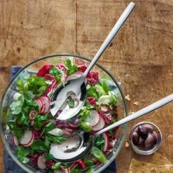 Taverno salatsett skål 23,5 cm + salatbestikk
