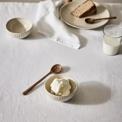 Teak skje sett 2 deler