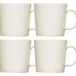 Teema krus 30 cl 4 stk hvit