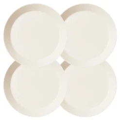 Teema tallerken 26 cm 4 stk hvit