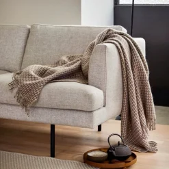 Teide ullpledd 120x180 cm myk brun