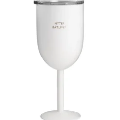 Termo vinglass nyter båtlivet 40 cl hvit
