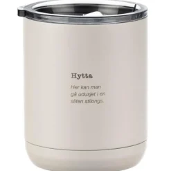 Termokopp hank hytta 33 cl hvit