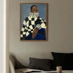 The Poster Club x Hanna Peterson poster 30x40 cm check