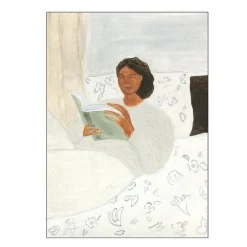 The Poster Club x Isabelle Vandeplassche poster 50x70 cm morning read