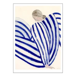 The Poster Club x Sofia Lind poster 30x40 cm blue stripe at concorde