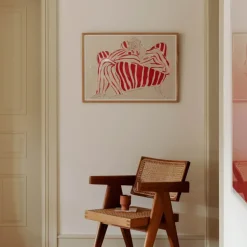 The Poster Club x Sofia Lind poster 30x40 cm red chair