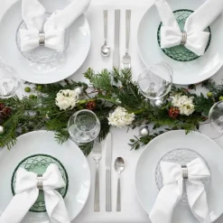 Thebe serviettring 4 stk 4,3x3,2 cm matt stål