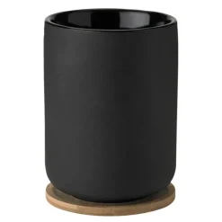 Theo termokopp med trebrikke 25 cl svart
