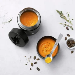 Thermo mattermos m/skje 70 cl matt svart