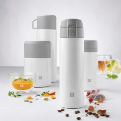 Thermo termokopp 45 cl sølv/hvit