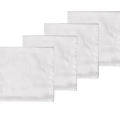 Tiles damask tøyserviett 4 stk off white