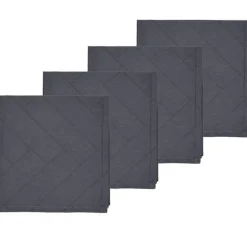 Tiles damask tøyserviett 4 stk ash