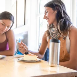 TKWide termokopp 35 cl med kafélokk børstet stål