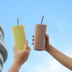 To Go Sip termokopp med sugerør 40 cl heather