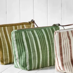 Toalettmappe liten 22x7 cm grønn