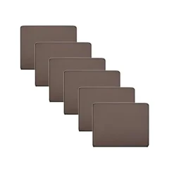 Togo dekkebrikke 6 stk 45x33 cm brun