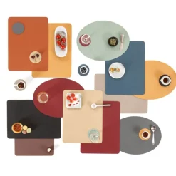 Togo dekkebrikke 45x33 cm grå