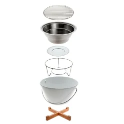 Tools bordgrill porselen white 30x17 cm