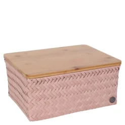 Top Fit stor oppbevaringskurv m/lokk 31x23x15 cm copper blush