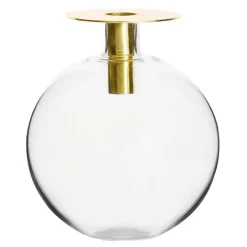 Top vase/lysestake 18 cm gull